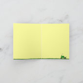 Groene tractor Dank u opmerking Bedankkaart (Binnen)