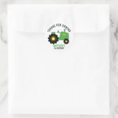 Groene Tractor Grasmaaier Stickers (Tas)
