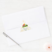 Groene Tractor | Jongens Thema Verjaardagsfeest Dr Sticker (Envelop)