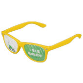 Groene Tractor Party Shades Kinder Zonnebril (Gekanteld)