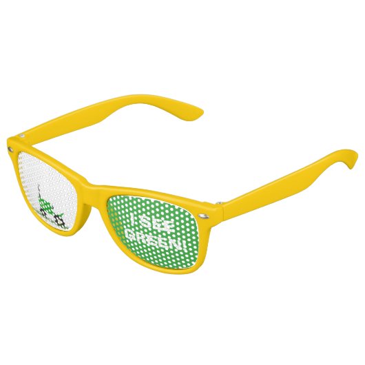 Groene Tractor Party Shades Kinder Zonnebril (Gekanteld)