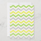 Groene tractor thema verjaardagsfeestje kaart (Achterkant)