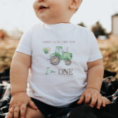 Groene Tractor Verjaardag T-shirt