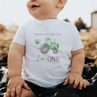 Groene Tractor Verjaardag T-shirt