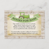 Groene Tractorboeken voor Baby Kaart (Voorkant)