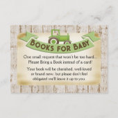 Groene Tractorboeken voor Baby Kaart (Voorkant)