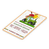 Groene tractorboys met als geboortedag beschouwd m magneet (Linkerzijde)