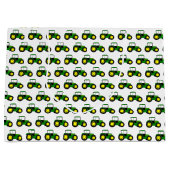 Groene tractoren grote cadeau groot cadeauzakje (Voorkant)