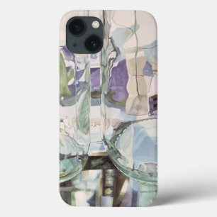 Groene transparantie iPhone 13 hoesje
