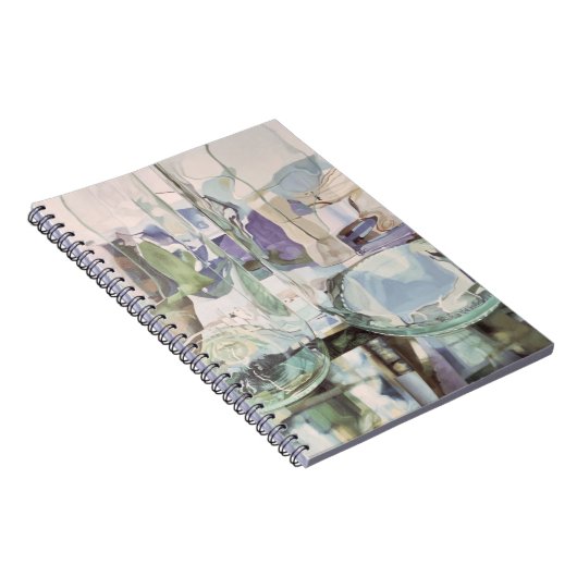 Groene transparantie notitieboek (Rechterzijde)