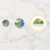 groene trekker | Boerderij Thema Verjaardagsfeest  Confetti (Voorkanten)