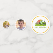 groene trekker | Boerderij Thema Verjaardagsfeest  Confetti (Achterkanten)