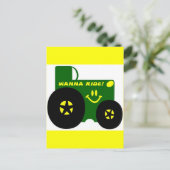 GROENE TREKKER BRIEFKAART (Staand voorkant)