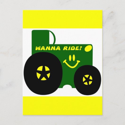 GROENE TREKKER BRIEFKAART (Voorkant)