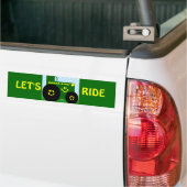 GROENE TREKKER BUMPERSTICKER (Op Truck)