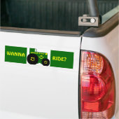 GROENE TREKKER BUMPERSTICKER (Op Truck)