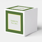 groene trekker | Jongens thema verjaardagsfeestje Bedankdoosjes (Achterkant)