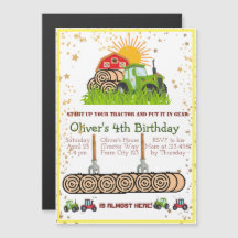 groene trekker | Jongens thema verjaardagsfeestje