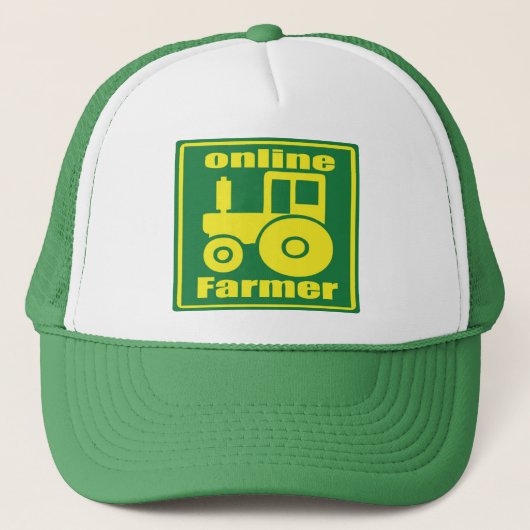 groene trekker trucker pet (Voorkant)