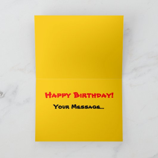 groene trekker van het kind kaart (Binnen)