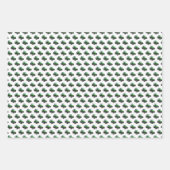 Groene trekkers inpakpapier vel (Voorkant 3)