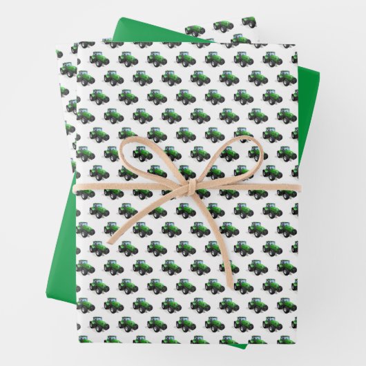 Groene trekkers inpakpapier vel (In situ)