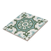 groene trektegels tegeltje (Zijkant)