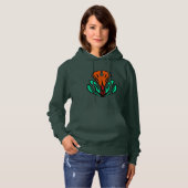 Groene Tribale Hoodie (Voorkant volledig)