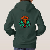 Groene Tribale Hoodie (Achterkant)