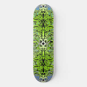 Groene Tribale Rijk ontwerp Persoonlijk Skateboard