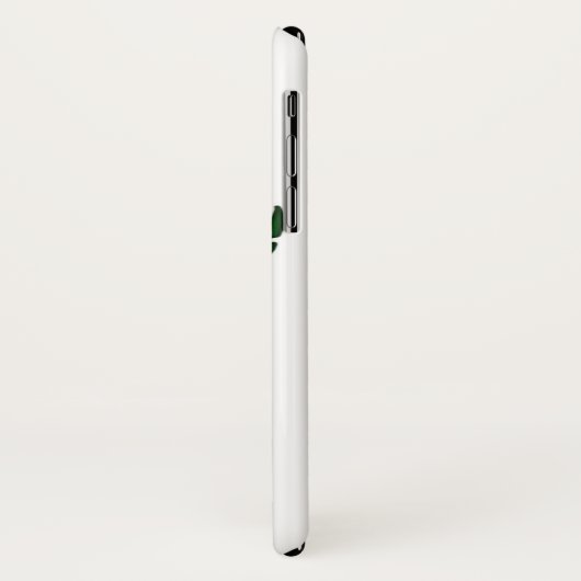 Groene Tribale Zee Turtle on White Case-Mate iPhone Case (Achterkant/links)