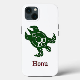 Groene Tribale Zee Turtle on White Case-Mate iPhone Case