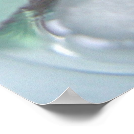 Groene trillingen afdrukken poster (Hoek)