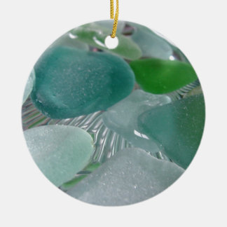 Groene trillingen Groen Zee Glass Keramisch Ornament