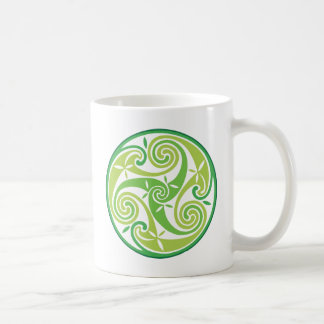 Groene triskel koffiemok