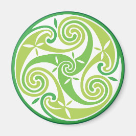 Groene triskel magneet