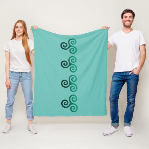 Groene Triskele Oude Keltische Symbool Munt Fleece Deken