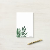 Groene troep, ná-it notities post-it® notes (Op bureau)