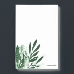 Groene troep, ná-it notities post-it® notes<br><div class="desc">botanisch ontwerp geïnspireerd door mijn tuin</div>