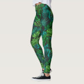 Groene tropen leggings (Links)