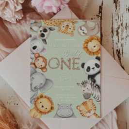 Groene Tropical Wild One Oerwoud Safari Dieren Kaart