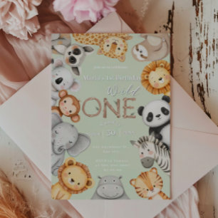 Groene Tropical Wild One Oerwoud Safari Dieren Kaart