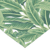 Groene tropische bananenbladeren korte tafelloper (Hoek)