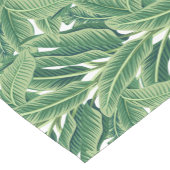 Groene tropische bananenbladeren korte tafelloper (Hoek)