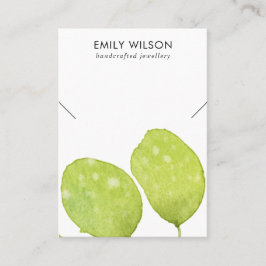 GROENE TROPISCHE BAND VAN DE FAUNA KETTING B VISITEKAARTJE