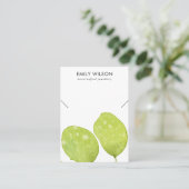 GROENE TROPISCHE BAND VAN DE FAUNA KETTING B VISITEKAARTJE (Staand voorkant)