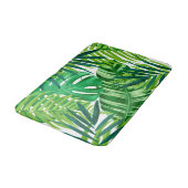 Groene tropische bladeren badmat (Gekanteld)