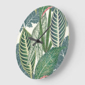 Groene tropische bladeren grote klok (Hoek)