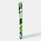 Groene tropische bladeren iPhone Case (Achterkant / Links)