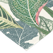 Groene tropische bladeren korte tafelloper (Hoek)